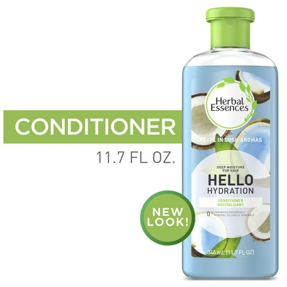 Revitalisant Herbal Essences Hello Hydration, hydratation en profondeur pour les cheveux 346 mL