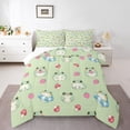 thumbnail image 2 of Feelyou Cartoon Frog Prince Bedding Comforter Set for Kids, Kawaii Red Mushroom Twin Comforter Sets, Cute Animal Bedding Set, Lightweight Room Decor, 2-Piece, 2 of 8
