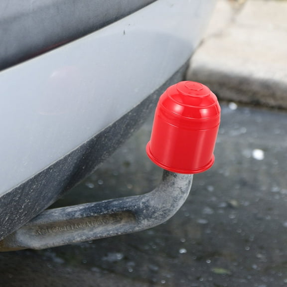 FUTUREORYY Trailer Hitch Accessories Protective Cap Towing Hitch Red Plastic 1Pack