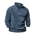 thumbnail image 2 of Mens Sweatshirt Adult 1/4 Zip Sweatshirt Men's Fashion Hoodies & Sweatshirts Men's sweatshirts, 2 of 4
