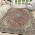 thumbnail image 2 of 5x7 Washable Area Rug Non-Slip Low Profile Vintage Distressed Oriental Rug for Living Room, Bedroom, Dining Room, Office, 2 of 13