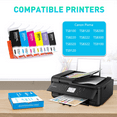 thumbnail image 3 of UNETINK Compatible Ink Cartridge Replacement for Canon PGI-280XXL CLI-281XXL 280 281 for Canon Pixma TS8120 TS9120 TS8220 TS8222 TS8320 TS8322 TS9100 TS8100 TS8200 TS8300(6 Color Cartridges), 3 of 7