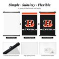thumbnail image 4 of Cuadro colgante de PVC negro personalizado del equipo de fútbol de los Bengals, varios tamaños, decoración de interiores, cuadro colgante de pared, cuadro decorativo para mesita de noche, 4 of 7