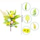 thumbnail image 3 of Adornos florales de Pascua con huevos y flores artificiales | Tallos decorativos para coronas, centros de mesa y decoración primaveral del hogar., 3 of 6