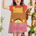 thumbnail image 1 of Ropa promocional súper asequible: 32-12 años Winnie The Pooh Vestido estampado Fiesta de cumpleaños Ropa de verano para niños 4T Gao Jinjia LED, 1 of 2