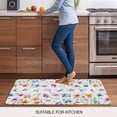 thumbnail image 5 of Colorful Spring Floral Door Mat&nbsp;Indoor Outdoor Entrance, Non Slip Rug for Kitchen Bathroom Entryway Rug, Summer Botancial Watercolor Birds Washable Doormat Floor Mat for Office 24x36 Inch, 5 of 8