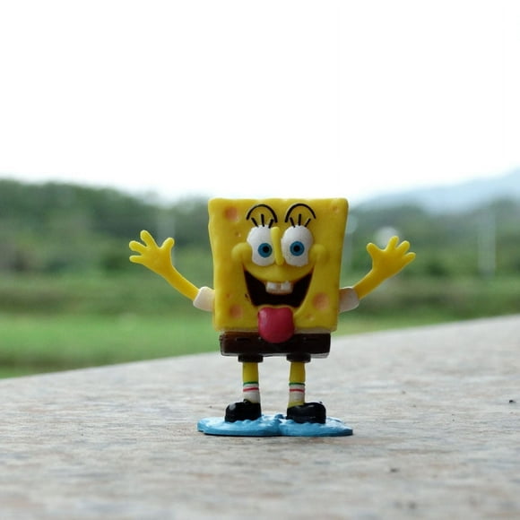 Sponge Squarepants Figure Collection, Set of 8 Limited Edition Toys, Krusty Krab and Bikini Bottom Themed Action Figures Gift for Adult Kids Adult Kids Figure Gift