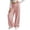 Pink, variant on Girls Wide Leg Sweatpants Fashion High Waisted Casual Baggy Joggers Girls Athletic Pants with Pocket Size 7-16