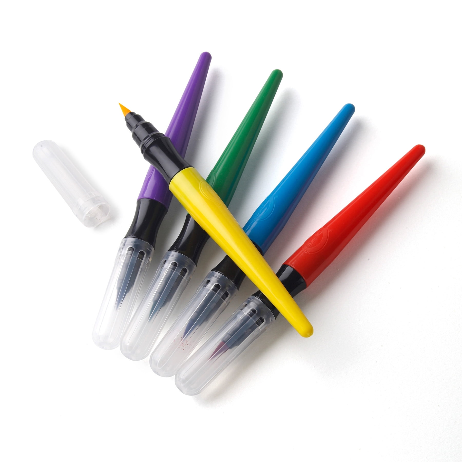 Crayola Washable No Drip Paint Brush Pens, 5 Per Pack, 6 Packs