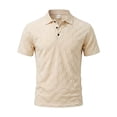 thumbnail image 4 of SOOMLON Short Sleeve Dress Shirts for Men Big and Tall Collared Shirt Breathable Work Shirt Summer Vacation Clothes, 4 of 5