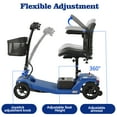 thumbnail image 4 of SEGMART 4 Wheel Mobility Scooter for Seniors, Electric Motorized Device with Wide LED Head Light Portable, Outdoor Power Wheelchair with Anti-Tip Tires, 4 of 8