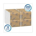 thumbnail image 2 of Essential C-Fold Towels for Business, Absorbency Pockets, 10.13 x 13.15, White, 200/Pack, 12 Packs/Carton | Bundle of 5 Cartons, 2 of 6