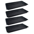 thumbnail image 1 of CIMAXIC 4Pcs Thickened Flowerpot Bases Flower Pot Storage Tray Rectangular Trays (Black),21.65"X10.63"X1.77", 1 of 4