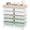 Green, variant on Rolling Storage Cart with 10 Drawers, KK KINGRACK Drawer Cart with Sturdy Frame for Craft Office School Storage, Green