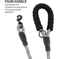 thumbnail image 4 of GHSDFBB Plutus Pet Rope Dog Leash 6ft Long, Heavy Duty,Reflective Double Handle Leash for Safety Training, for Medium Large Dogs, Dual Handle Leads(Gray), 4 of 6