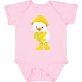 thumbnail image 3 of Inktastic Cute Duck In Yellow Raincoat And Boots, Baby Duck Boys or Girls Baby Bodysuit, 3 of 5
