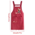 thumbnail image 3 of HuiXinOu Water-Repellent Kitchen Apron, Short-Sleeve Waistcoat Style, Cute Design for Adults, Stain-Resistant and Easy to Clean, Perfect for Kitchen, Dining and Catering Work, 3 of 7