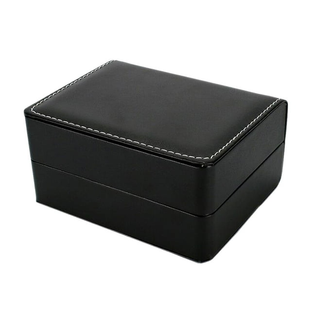 Caja de reloj Portátil Yuyangstore Organizador de una sola ranura de cuero PU