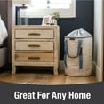 thumbnail image 5 of CleverMade Collapsible Carrying Handles Laundry Baskets, Charcoal, 5 of 6