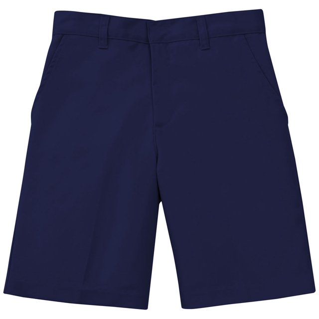 Classroom School Uniforms Adult Flat Front Shorts 52364, 44, Dark Navy ...