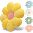 thumbnail image 1 of Regalo divertido, almohada de felpa con forma de flor: cojín de asiento versátil para celebraciones de cumpleaños, agrega carácter y comodidad a sus áreas de estar (15,7"), 1 of 5