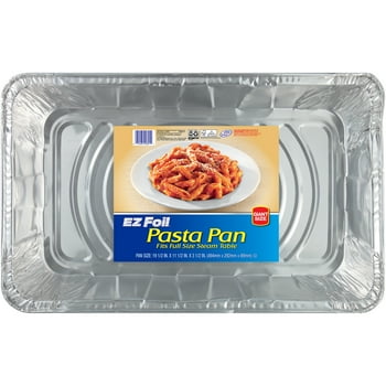 EZ Foil Giant Pasta Aluminum Pan, 19.5 x 11.5 inch, 1 Count