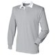 thumbnail image 1 of Polo de manga larga con el cuello en blanco para hombre/Caballero Modelo Rugby (Gris pizarra), 1 of 2