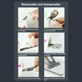 thumbnail image 4 of Soidarity Cortaúñas postizas Mango de plástico DIY Recortadora de manicura acrílica falsa Tijeras de viaje de salón para principiantes profesionales Juegos de manicura Blanco Soidarity CE013962-01B, 4 of 6