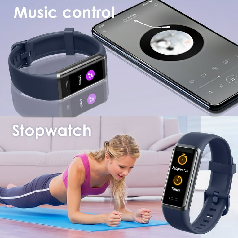 YAMAY Blood Oxygen Monitor SpO2 Fitness Tracker for iPhone
