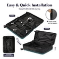 thumbnail image 3 of 20 Pouces 1 Pce Texturé Hardside Carry-On, Sarcelle, 3 of 9