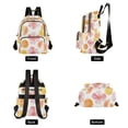 thumbnail image 4 of FORMRS Mini Backpack Purse for Women Travel Daypack Casual Shoulder Bag, Floral Orange, 4 of 7