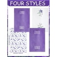 thumbnail image 3 of luyaa 4 Pcs Floral Kitchen Towels Flower Dish Towels Spring Kitchen Decor Sets for Cooking Baking Grilling Bathroom(Purple,Lavender), 3 of 6
