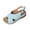 Sky Blue, variant on Women's Summer Peep Toe Wedge Sandals Cross Strap Football Embroidery Thick Sole Casual Fashion