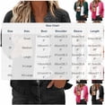 thumbnail image 3 of Hueook Women Jacket Womens Cropped Pea Coats Zip Up Short Casual Jackets Barn Fall Outerwear with Pockets Army Green XL, 3 of 7