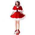thumbnail image 4 of Disfraz de color Disfraz de Navidad Exportación Japón Nueva fiesta Fiesta sin tirantes Falda abullonada para niña de Navidad, 4 of 5