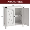 thumbnail image 2 of Accreate Farmhouse Storage Cabinet with Doors and Shelves for Living Room, Dining Room, Hallway, 2 of 7