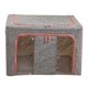 thumbnail image 5 of Contenedor de almacenamiento plegable de mayor capacidad con cubierta contenedor de almacenamiento de para guardería armario estante Sunnimix contenedores de almacenamiento plegables, 5 of 7