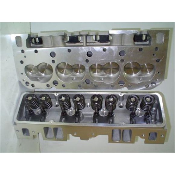 Flo-Tek TCH102-505 Straight Angle Plug Cylinder Head for Small Block Chevrolet