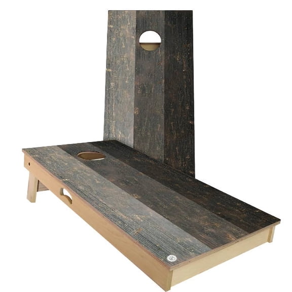 Skip's Garage | Germany Flag Rustic Cornhole Board Set | Includes (2) Boards, (8) Bags & Optional Accessories