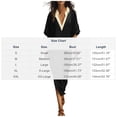 thumbnail image 3 of YuXingFu Plus Size Dresses for Curvy Women Maxi V-Neck Plus Size Womens Dress Elbow-Length Solid Color Slim Fit Long Casual Summer Red L, 3 of 8