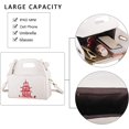 thumbnail image 4 of Fashion Shoulder Handbags Takeout Box Shoulder Bag Chinese Tower Pu Packing Box Handbag, 4 of 5