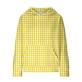 thumbnail image 3 of Mercatoo Kids Loose Tops Girls 𝗛oodie Cute Plaid Long Sleeve Fashion Sweatshirts Lightweight 𝗛oodie with Pockets, 3 of 7