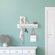 thumbnail image 2 of Key Holder, Key Board With Shelf And 6 Hooks Modern Self-adhesive Key Holder, Key Storage, 2 of 4