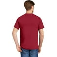 thumbnail image 2 of Hanes TAGLESS Men`s Pocket T-Shirt, 3XL, Deep Red, 2 of 7