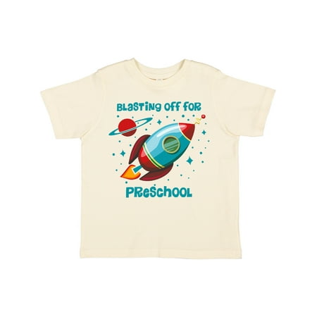 

Inktastic Blast off for Preschool Gift Toddler Boy or Toddler Girl T-Shirt