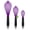 Premium(Purple Pack), variant on MaxxMarket Red Silicone Whisk, Sealed Waterproof Design Set of 3, Professional Kitchen Whisks for Cooking Non-Scratch, Silicone & Stainless Steel Whisk, Heat Resistant 480°F Balloon Egg Beater