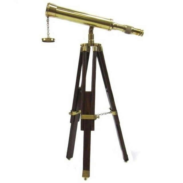 India Overseas Trading Corp BR 48561A Laiton Table Top Télescope 18" avec Support en Bois