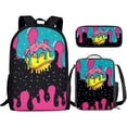 thumbnail image 4 of JCCXIN Ice-Cream Baseball Graphic School Backpack For Kids Boys Girls With Lunch Box Pencil Case 3 PC Sets Primary Middle High School College Backpacks Lightweight Large Capacity Daily Bags,Black, 4 of 4