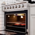 thumbnail image 3 of CASAINC 36 in. 6.0 cu. ft. Front Control Freestanding Gas Range with Oven in Stainless Steel, 3 of 9