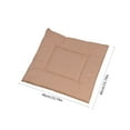 thumbnail image 3 of Cojín para silla | Cojín de asiento de esponja de lino para sillas de comedor | Relleno para muebles y decoración del hogar | Cojín cuadrado de 40x40 cm para cocina, oficina o sala de estar | 1 pieza, 3 of 8